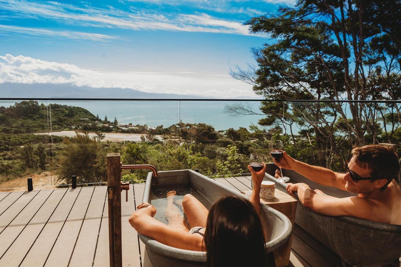 Drift Off Grid Luxury Eco Glamping Hotel Tarakohe Kültér fotó